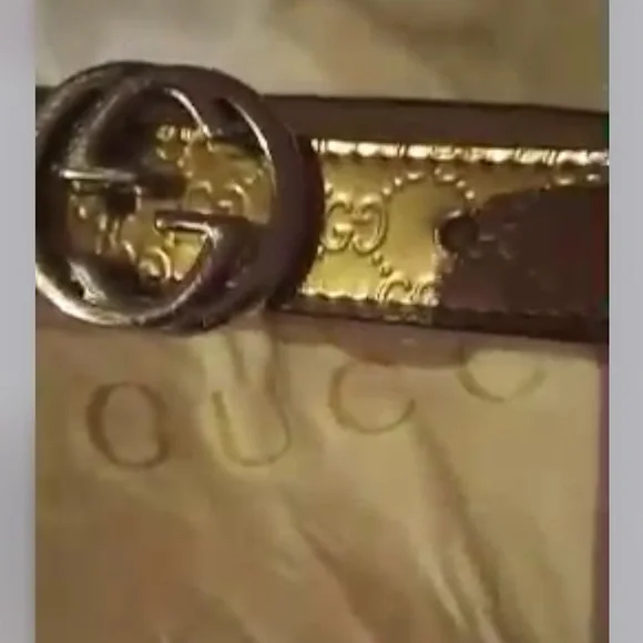 Authentic 💯 % Gucci Toddler Belt it’s 26 “ in length with Dust Bag 💕Lil Diva